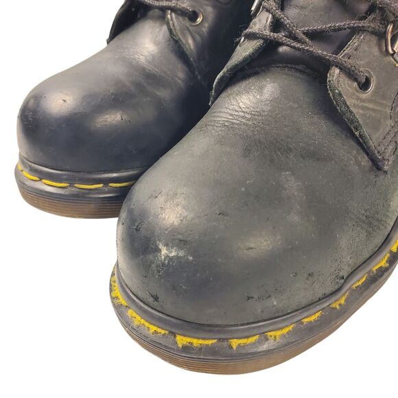 DR. MARTENS Boots 7735 Men Size UK 5 US 7 Black Steel Toe Combat MADE IN ENGLAND main image 8